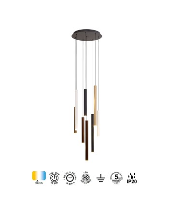 CALA * LÁMPARA BASE REDONDA 8L LED COLANTES - VARIADO